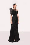 Tarik Ediz Sage Gown In Multi