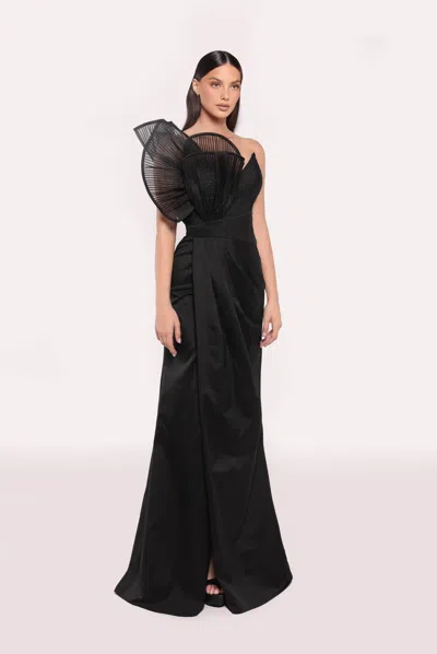 Tarik Ediz Sage Gown In Multi