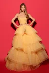 Tarik Ediz Strapless Jones Gown In Multi