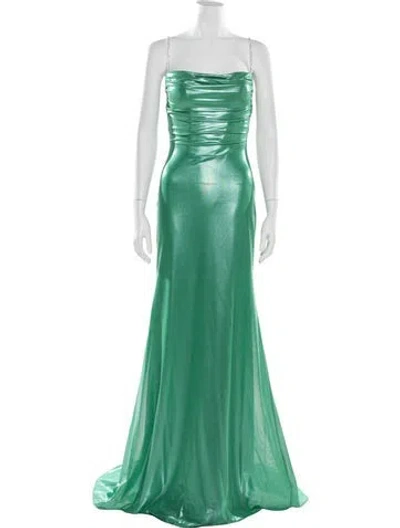 Pre-owned Tarik Ediz Strapless Long Dress W/ Tags