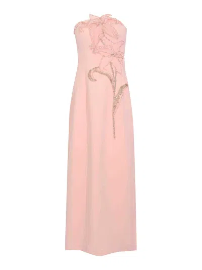 Tarik Ediz Danielle Dress In Pink