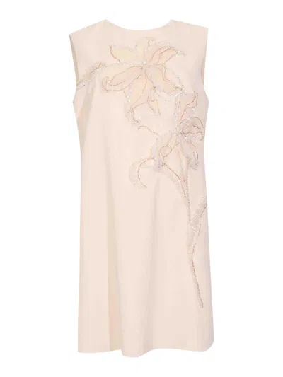 Tarik Ediz Carleane Midi Dress In Pink