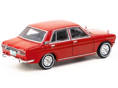 Tarmac Works Datsun Bluebird 1600sss (p510) Rhd (right Hand Drive) Red "j Collection" Series 1/64 Diecast Model B