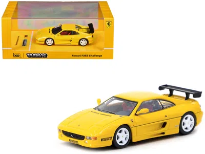 Tarmac Works Ferrari F355 Challenge Yellow "road64" Series 1/64 Diecast Model Car By
