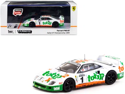 Tarmac Works Ferrari F40 Gt #1 Federico D'amore - Oscar Larrauri "italian Gt Championship" (1994) "hobby64" Serie