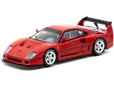 Tarmac Works Ferrari F40 Lm Red "road64" Series 1/64 Diecast Model Car By