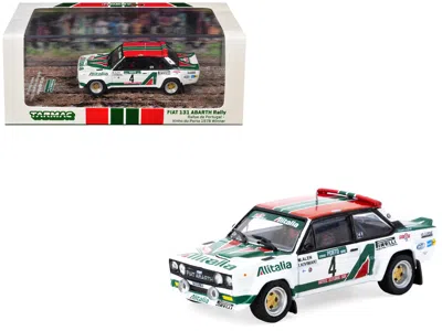 Tarmac Works Fiat 131 Abarth Rally #4 Markku Alen - Ilkka Kivimaki Winner "rallye De Portugal - Vinho Do Porto" (