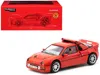 Tarmac Works Ford Rs200 Red "hobby64" Series 1/64 Diecast Model Car By  In Red