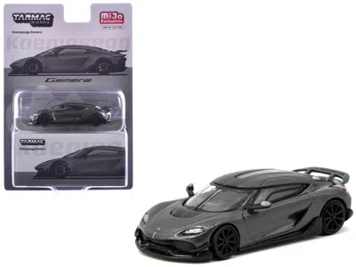 Tarmac Works Koenigsegg Gemera Dark Gray Metallic "global64" Series 1/64 Diecast Model Car By