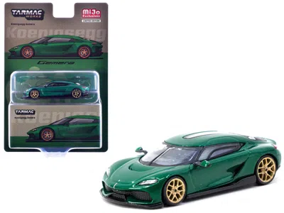 Tarmac Works Koenigsegg Gemera Green Metallic "global64" Series 1/64 Diecast Model By