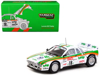 Tarmac Works Lancia 037 Rally #18 Miki Biasion - Tiziano Siviero "rallye Sanremo" (1983) "hobby64" Series 1/64 Di