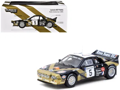Tarmac Works Lancia 037 Rally #5 Fabrizio Tabaton - Luciano Tedeschini Winner "rally Catalunya" (1985) "hobby64+" In Multi