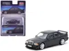 Tarmac Works Mercedes-benz 190 E 2.5-16 Evo 1 Blue-black Metallic "global64" Series 1/64 Diecast Model By Tarmac  In Gray