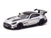 Tarmac Works Mercedes-benz Amg Gt Black Series Silver Metallic With Black Hood Stripes And Top "global64" Series