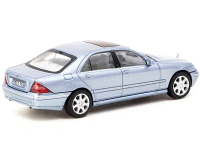 Tarmac Works Mercedes-benz S-class Horizon Blue Metallic "global64" Series 1/64 Diecast Model By