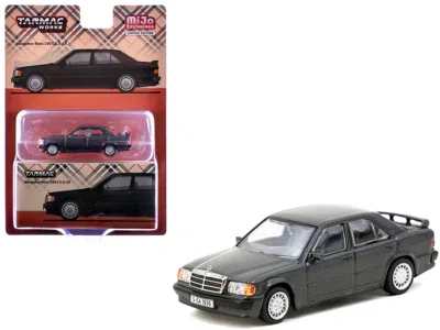 Tarmac Works Mercedes-benz 190 E 2.3-16 Blue-black Metallic "global64" Series 1/64 Diecast Model Car By Tarmac Wo