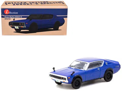 Tarmac Works Nissan Skyline 2000gt-r Kpgc110 Rhd (right Hand Drive) Blue Metallic "j Collection" Series 1/64 Diec