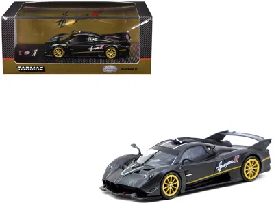 Tarmac Works Pagani Huayra R Matt Black Carbon Fiber With Gold Wheels Limited Edition To 3552 Pieces Worldwide "g