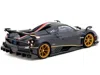Tarmac Works Pagani Imola Matt Black Carbon Fiber With Red Stripe "global64" Series 1/64 Diecast Model By Tarmac