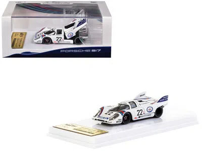 Tarmac Works Porsche 917k #22 Gijs Van Lennep - Helmut Marko "martini Racing" Winner "24 Hours Of Le Mans" (1971) In White