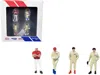 Tarmac Works Race Drivers 4 Piece Diecast Figure Set "bre" For 1/64 Scale Models By  & American Diora