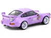Tarmac Works Rwb Backdate #99 Violetta Purple "idlers 12 Hours" (2016) "hobby64" Series 1/64 Diecast Model Car By