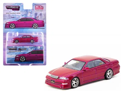 Tarmac Works Toyota Vertex Mark Ii Jzx100 Rhd (right Hand Drive) Hot Pink Metallic "global64" Series 1/64