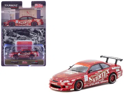 Tarmac Works Toyota Vertex Ridge Te3005 Soarer Rhd (right Hand Drive) Red Metallic With Graphics And Tarmac Cards