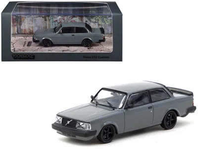 Tarmac Works Volvo 242 Custom Gray "road64" Series 1/64 Diecast Model Car By  In Blue