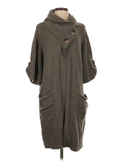 Pre-owned Tarnish Poncho In Gray