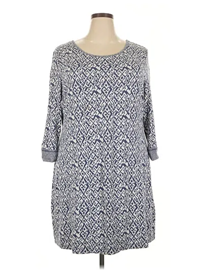 Pre-owned Tart 3/4 Sleeve Blouse In Blue