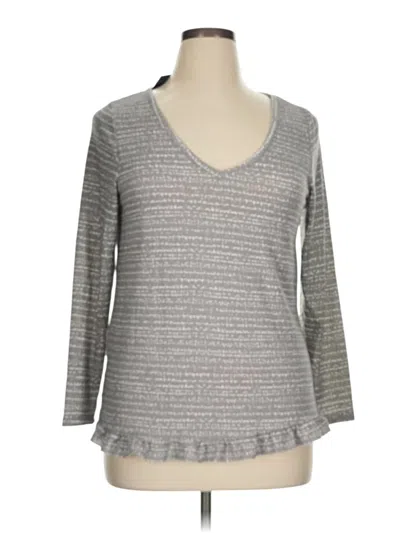 Pre-owned Tart 3/4 Sleeve T-shirt In Gray