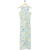 Tart Brett Tie Dye Sleeveless Maxi Dress In Cloud Tie Dye