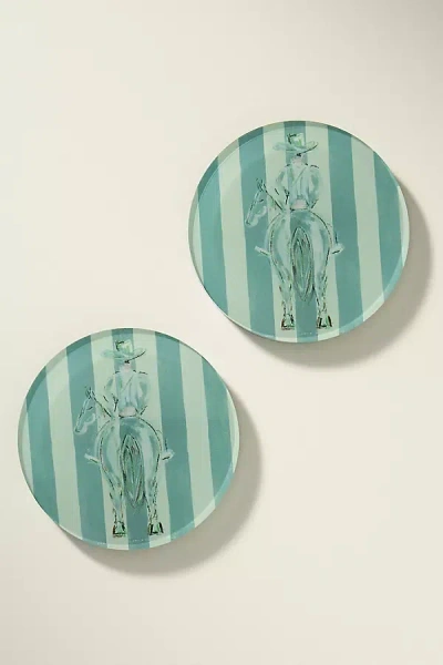 Tart By Taylor Acrylic Round Coasters, Set Of 2