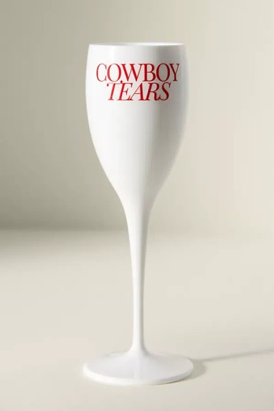 Tart By Taylor Cowboy Tears Flute Glass