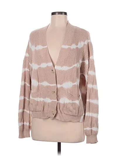 Pre-owned Tart Cardigan Sweater In Tan