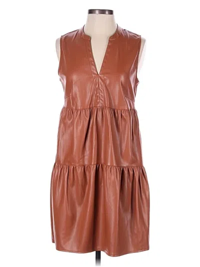 Pre-owned Tart Casual Dress In Brown