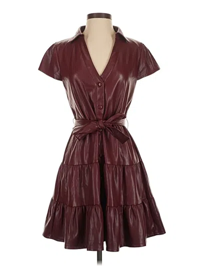 Pre-owned Tart Casual Dress In Burgundy