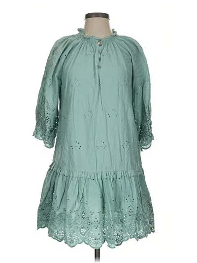 Pre-owned Tart Casual Dress In Teal