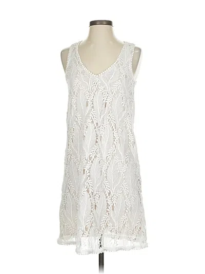 Pre-owned Tart Casual Dress In White