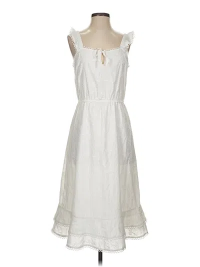 Pre-owned Tart Casual Dress In White
