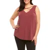 Tart Celestia Stretch Tank In Tawny Port
