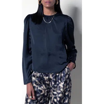 Tart Charise Satin Top In Black