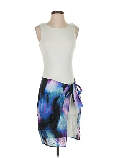 Pre-owned Tart Cocktail Dress In White