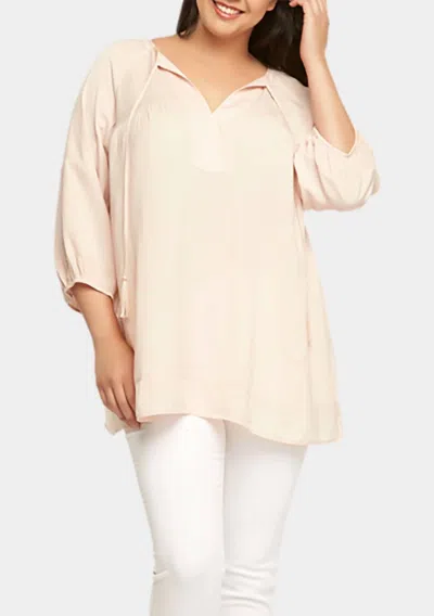 Tart Collections Adira Plus Top In Blush In Gold