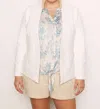 Tart Collections Annabella Plus Blazer In Gardenia In White