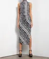 Tart Collections Arden Midi Dress In Tribal Stripe In Multi