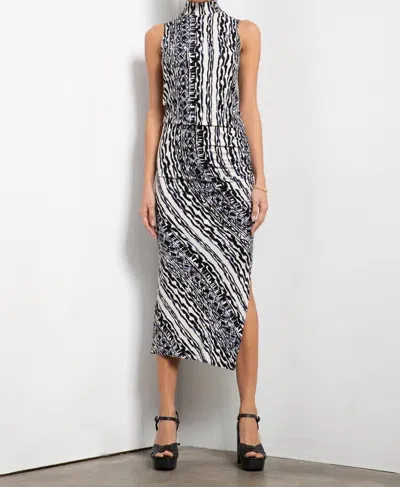 Tart Collections Arden Midi Dress In Tribal Stripe In Multi