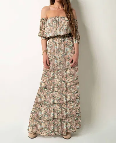 Tart Collections Arethusa Maxi Dress In Green Bay In Multi