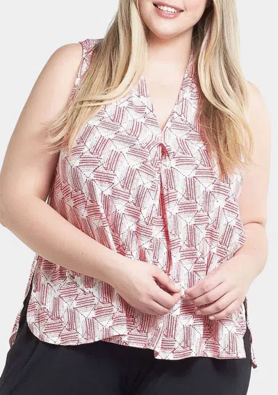 Tart Collections Aryn Plus Top In Batik Diamond In Multi